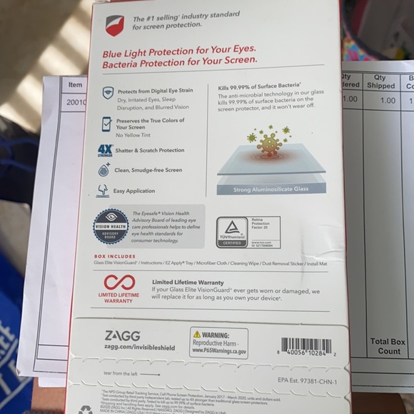 Zagg Invisible Shield - NIB - Picture 2 of 2